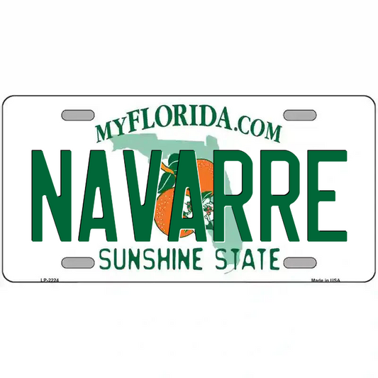 Navarre Florida Metal Sign