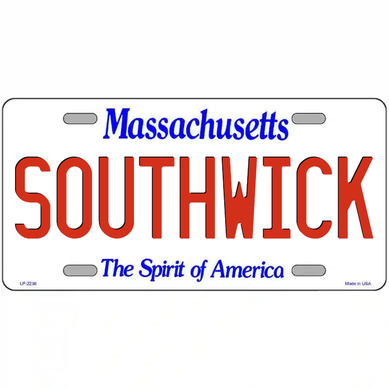 Southwick Massachusetts Metal Sign