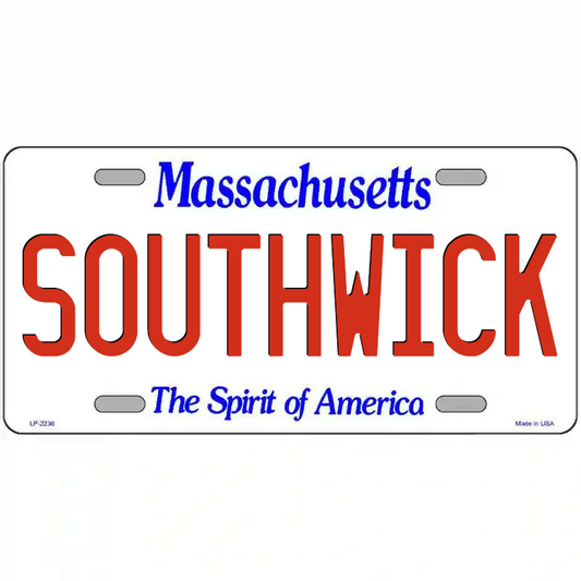 Southwick Massachusetts Metal Sign