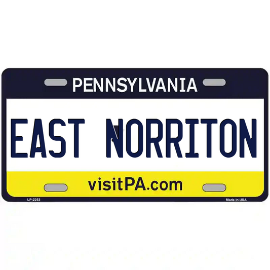 East Noritton Pennsylania Metal Sign