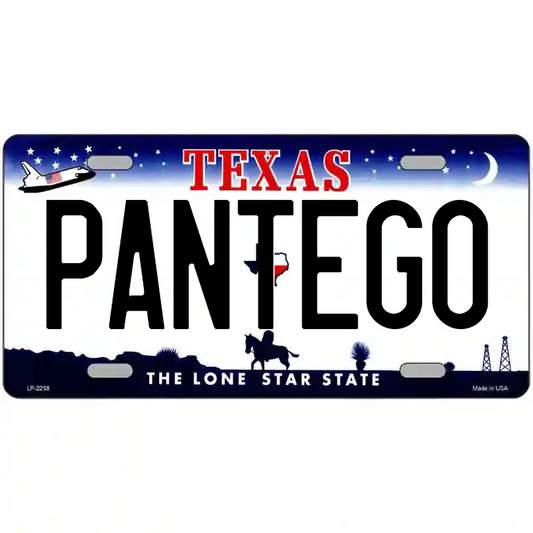 Pantego Texas Metal Sign