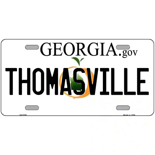 Thomasville Georgia Metal Sign