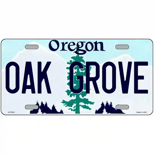 Oak Grove Oregon Metal Sign