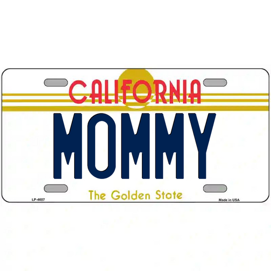 Mommy California Metal Sign
