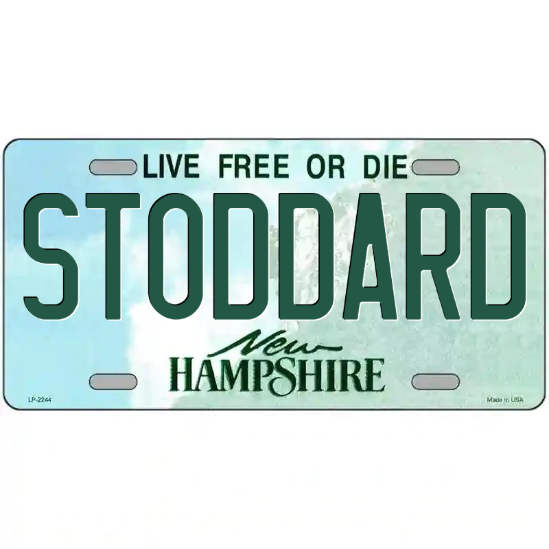 Stoddard New Hampshire Metal Sign