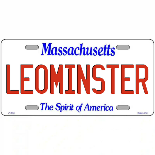 Leominster Massachusetts Metal Sign