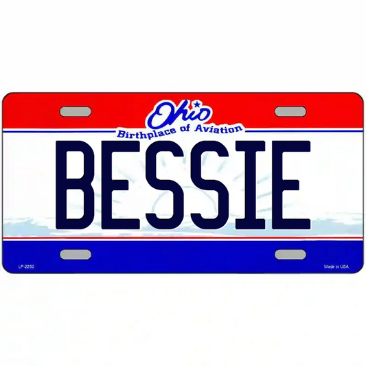 Bessie Ohio Metal Sign