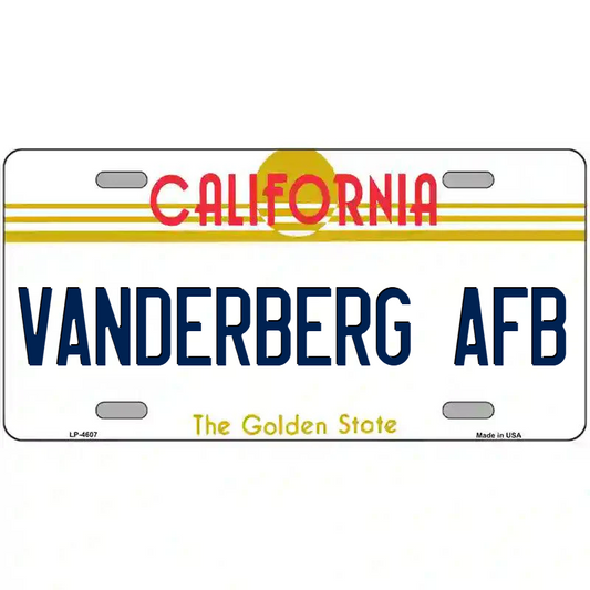 Vandenberg AFB California Metal Sign
