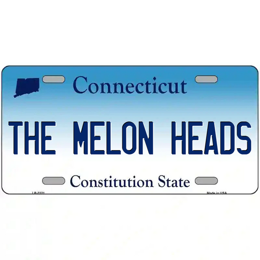 The Melon Heads Connecticut Metal Sign