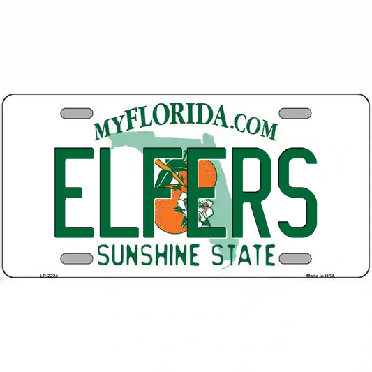 Elfers Florida Metal Sign
