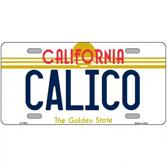 Calico California Metal Sign