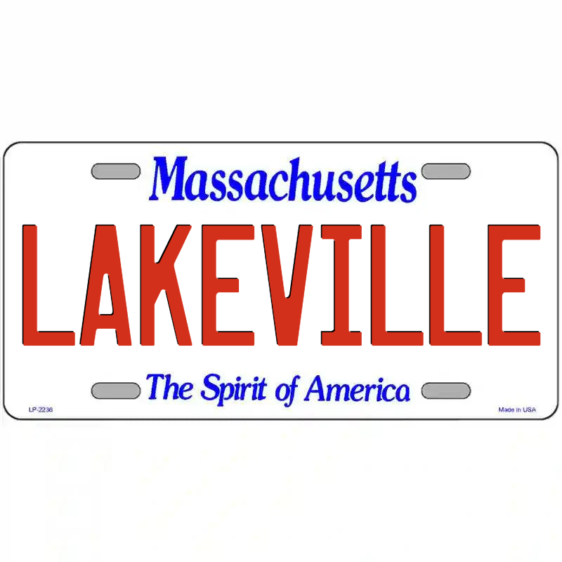 Lakeville Massachusetts Metal Sign