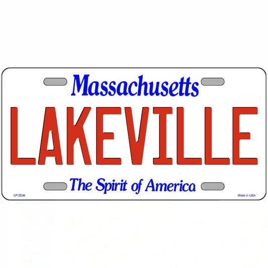 Lakeville Massachusetts Metal Sign