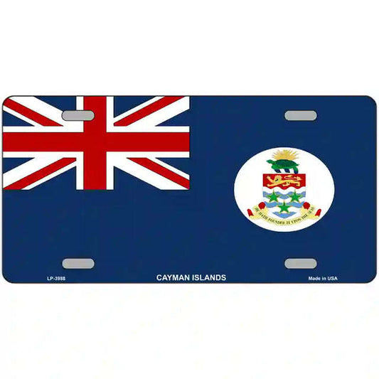Cayman Islands Flag Metal Sign