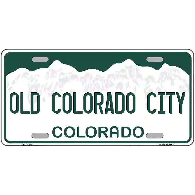 Old Colorado City Colorado Metal Sign