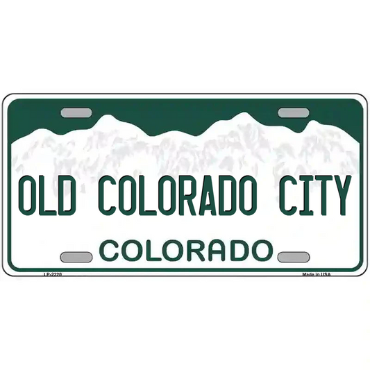Old Colorado City Colorado Metal Sign