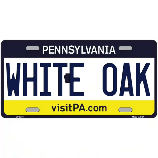 White Oak Pennsylvania Metal Sign