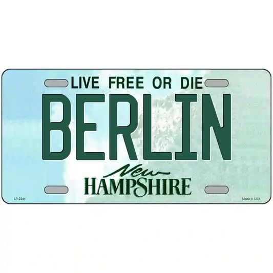 Berlin New Hampshire Metal Sign