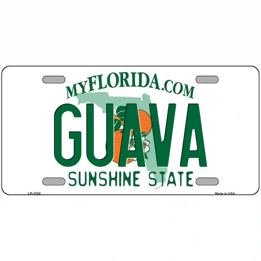 Guava Florida Metal Sign