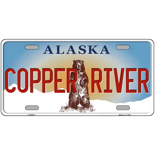 Copper River Alaska Metal Sign
