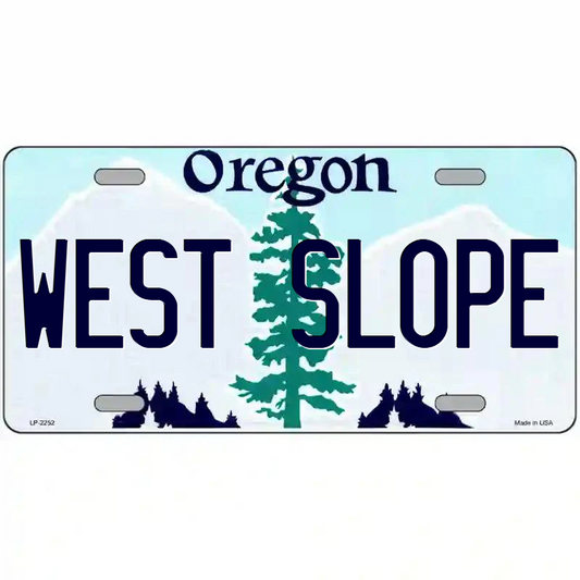West Slope Oregon Metal Sign