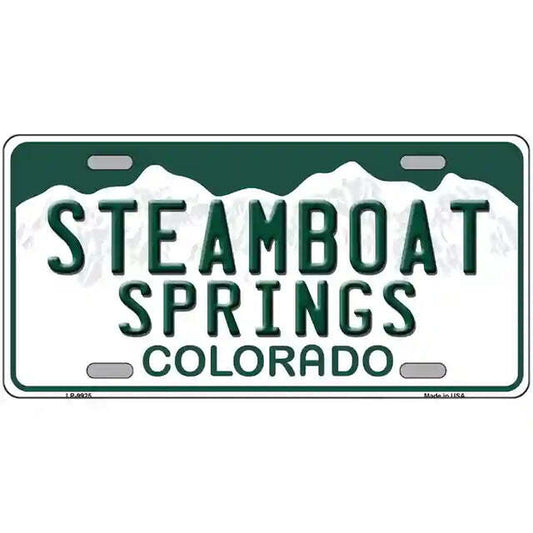 Steamboat Springs Colorado Metal Sign