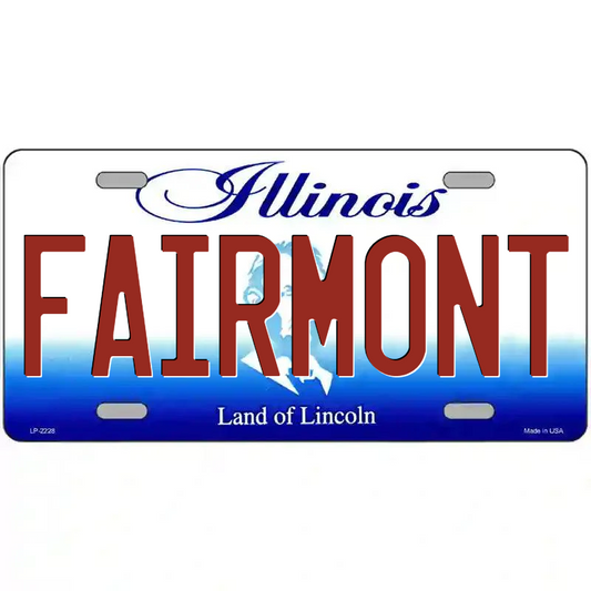 Fairmont Illinois Metal Sign
