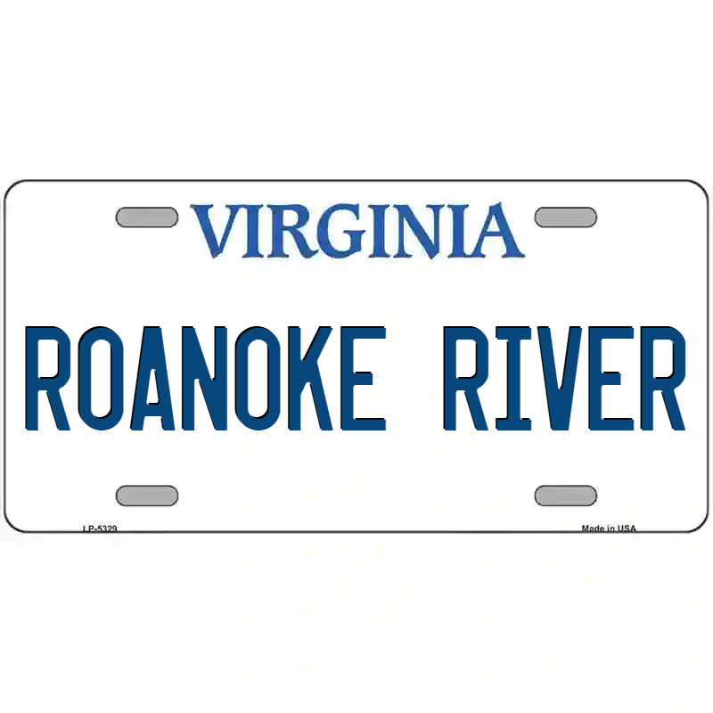 Roanoke River Virginia Metal Sign