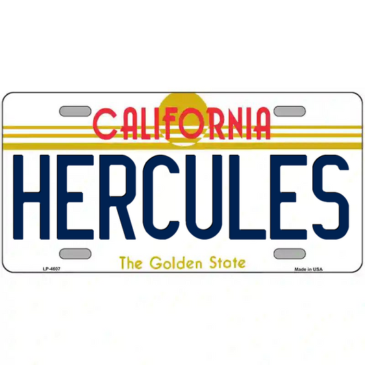 Hercules California Metal Sign