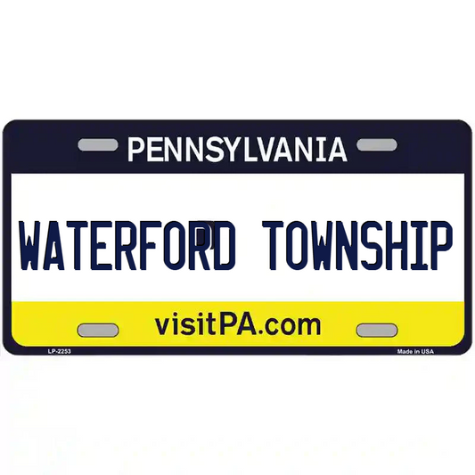 Waterford Township Pennsylvania Metal Sign