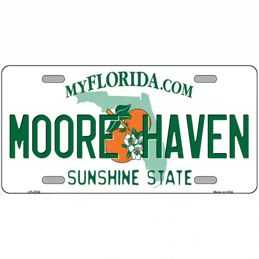 Moore Haven Florida Metal Sign