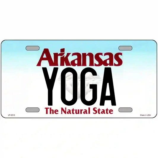 Yoga Arkansas Metal Sign