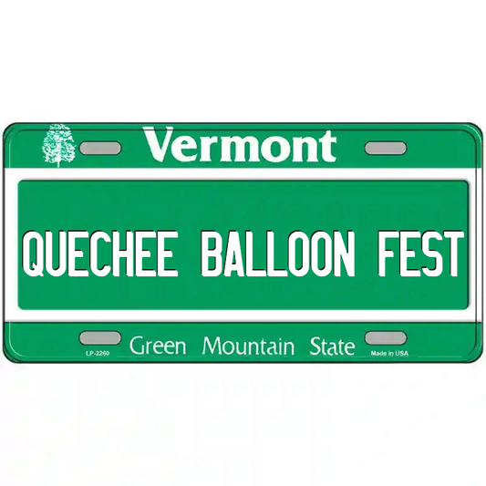 Quechee Balloon Fest Vermont Metal Sign
