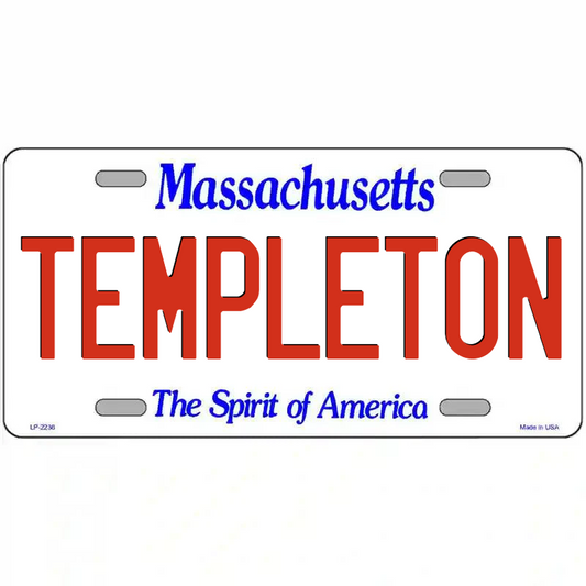Templeton Massachusetts Metal Sign