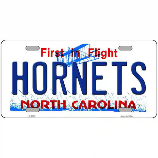 Hornets North Carolina Metal Sign