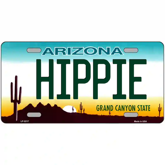 Hippie Arizona Metal Sign