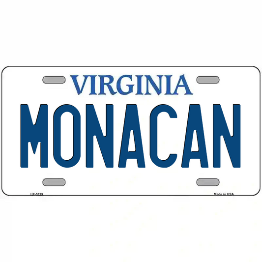 Monacan Virginia Metal Sign
