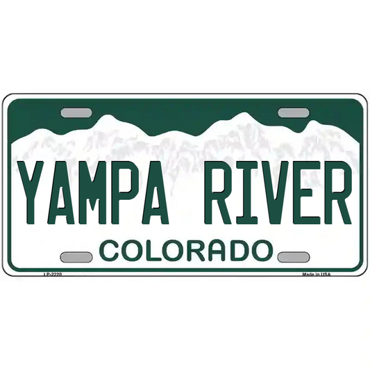 Yampa River Colorado Metal Sign