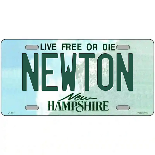 Newton New Hampshire Metal Sign