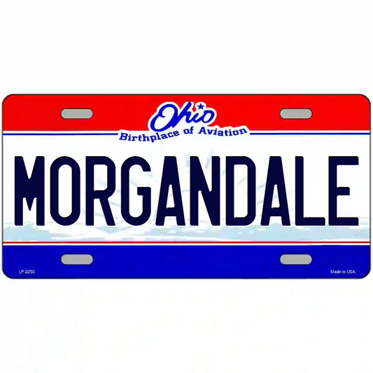 Morgandale Ohio Metal Sign