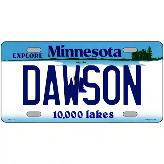 Dawson Minnesota Metal Sign