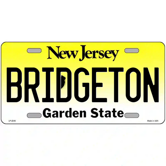 Bridgeton New Jersey Metal Sign
