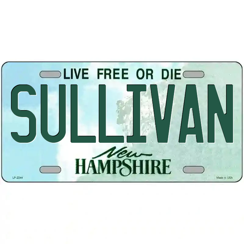 Sullivan New Hampshire Metal Sign
