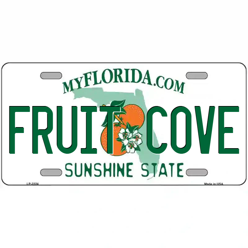 Fruit Cove Florida Metal Sign