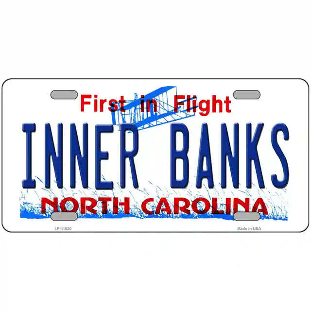 Inner Banks North Carolina Metal Sign