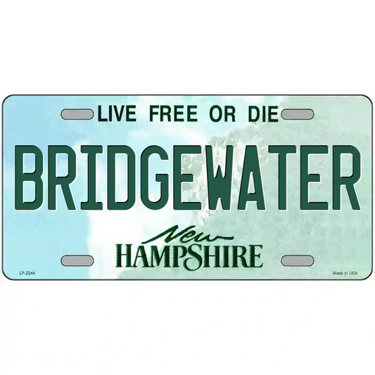 Bridgewater New Hampshire Metal Sign