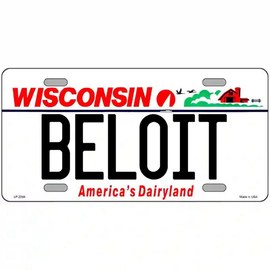 Beloit Wisconsin Metal Sign