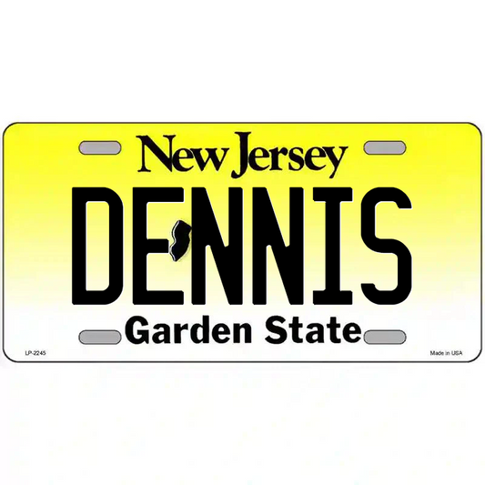 Dennis New Jersey Metal Sign