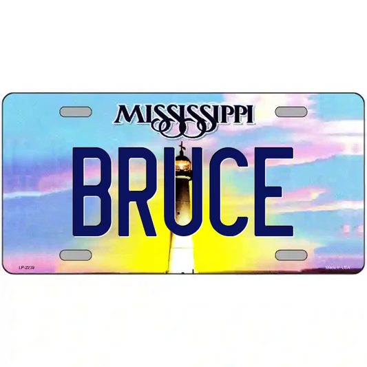 Bruce Mississippi Metal Sign