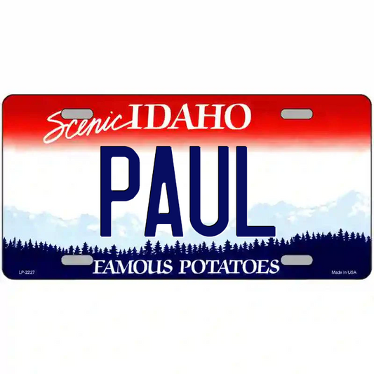 Paul Idaho Metal Sign